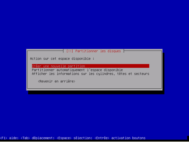 Partitionner les disques