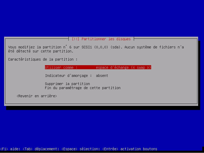 Définition Partition 3 swap